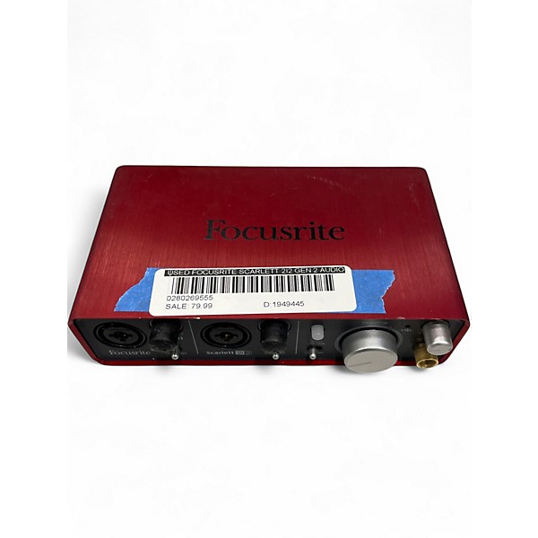Used Focusrite Scarlett 2i2 Gen 2 Audio Interface