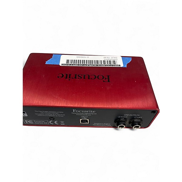 Used Focusrite Scarlett 2i2 Gen 2 Audio Interface