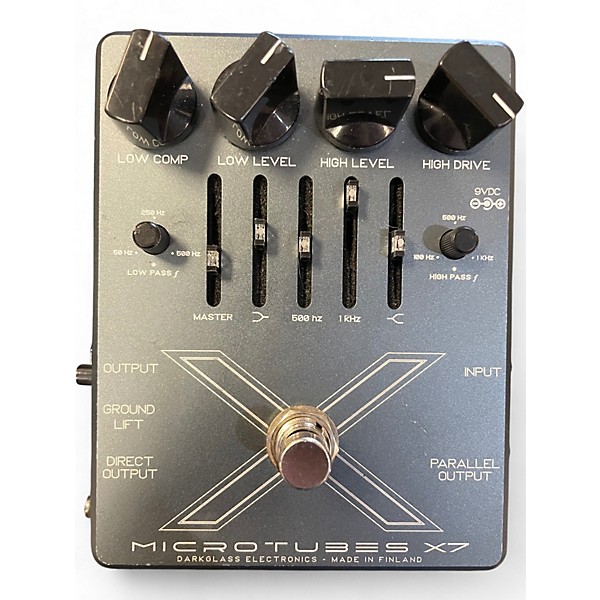 Used Darkglass Microtubes X7 Bass Effect Pedal