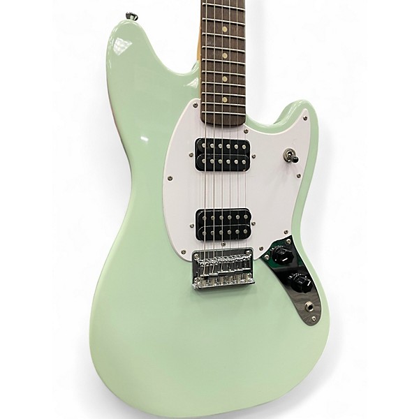 Used Squier Bullet Mustang HH WHITE Solid Body Electric Guitar