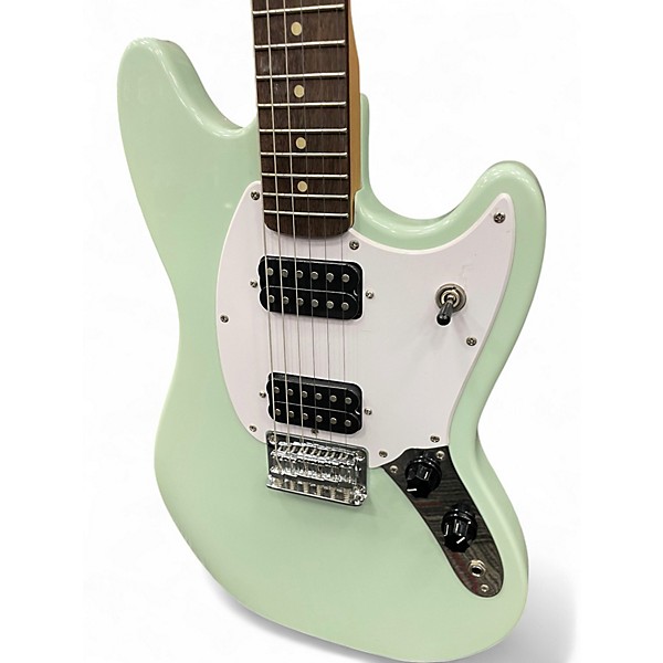 Used Squier Bullet Mustang HH WHITE Solid Body Electric Guitar