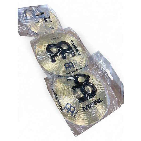Used MEINL 13in CYMBAL PACK (hh, crash, splash) Cymbal