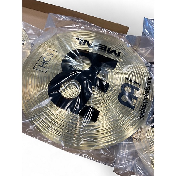 Used MEINL 13in CYMBAL PACK (hh, crash, splash) Cymbal