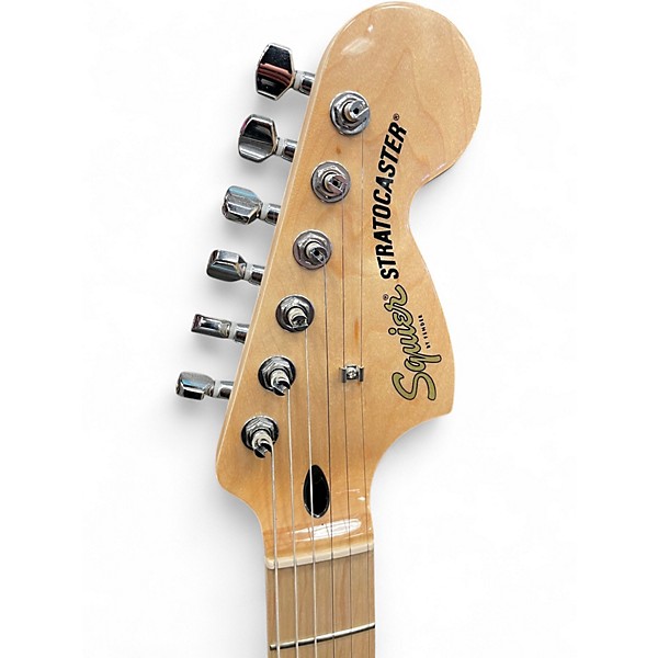 Used Squier Classic Vibe 1950S Stratocaster Left Handed WHITE Electric Guitar