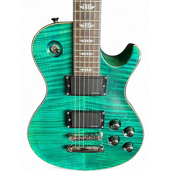 Used Charvel Desolation DS-2 ST Green Solid Body Electric Guitar
