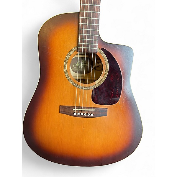 Used Seagull S6 Sunburst Acoustic Guitar