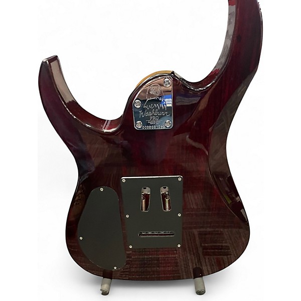 Used Washburn WR150 Burgundy Solid Body Electric Guitar