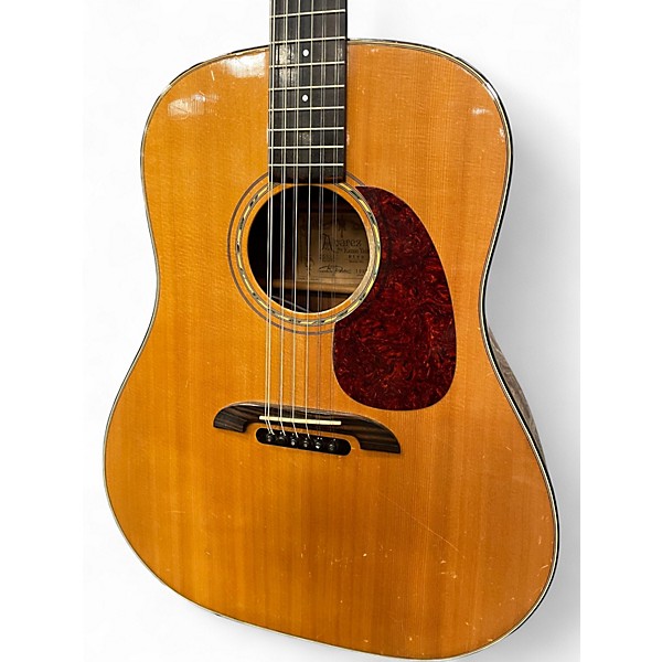 Used Alvarez DY80 Natural 12 String Acoustic Electric Guitar