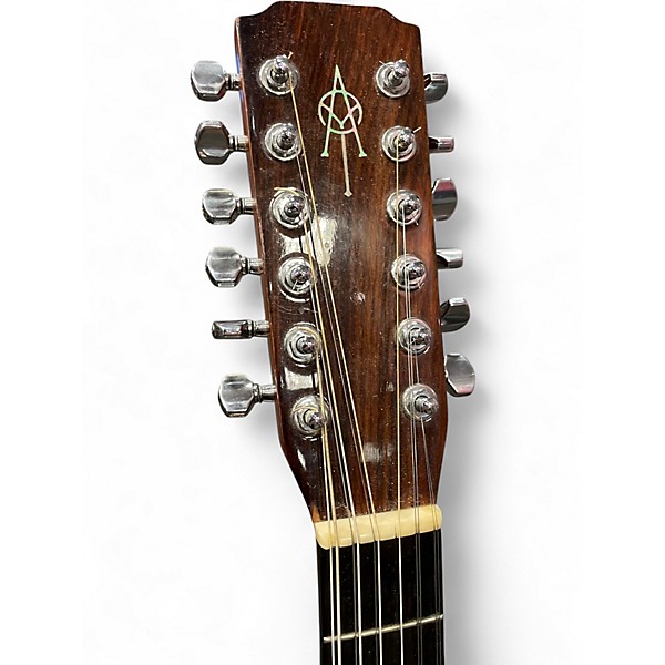 Used Alvarez DY80 Natural 12 String Acoustic Electric Guitar