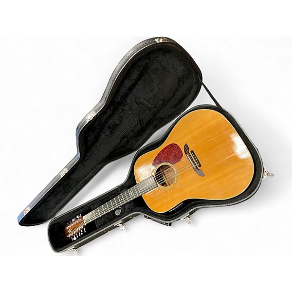 Used Alvarez DY80 Natural 12 String Acoustic Electric Guitar