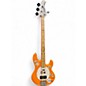 Used Sterling by Music Man Stingray Intro Series Orange Electric Bass Guitar thumbnail