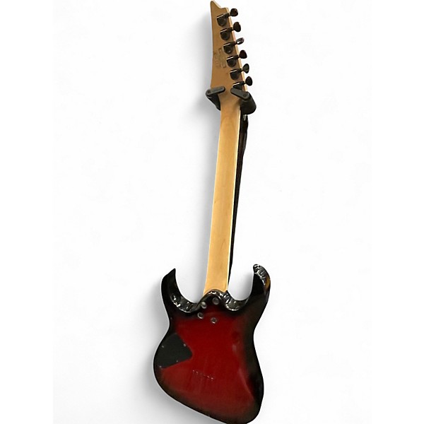 Used Ibanez GRG121DX Crimson Red Burst Solid Body Electric Guitar