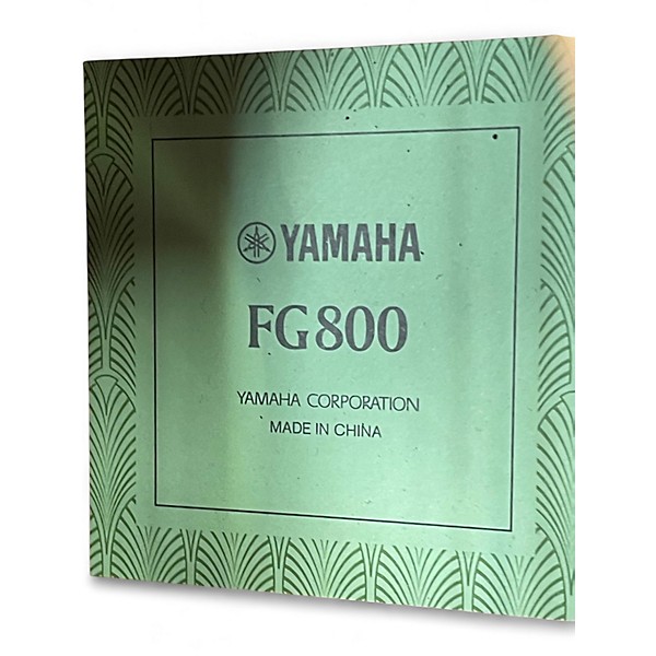 Used Yamaha FG800 Natural Acoustic Guitar