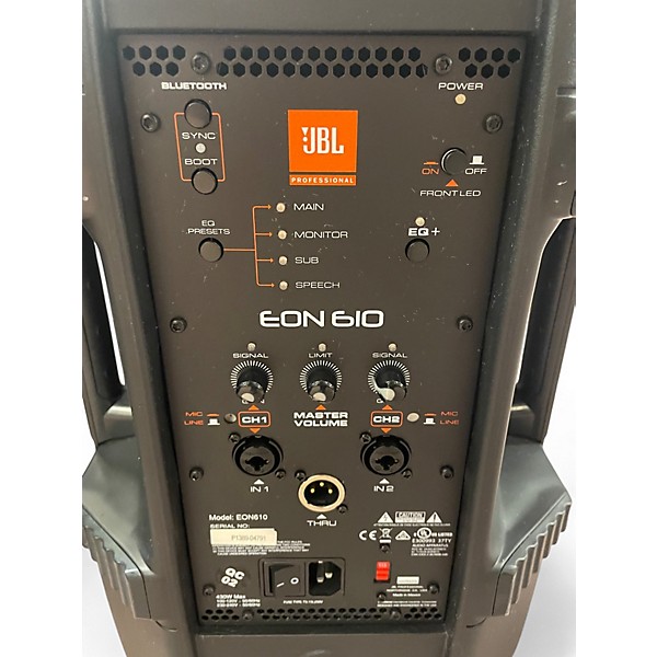 Used JBL EON610 Powered Speaker