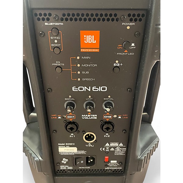 Used JBL EON610 Powered Speaker