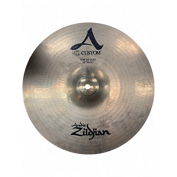 Used Zildjian 14in A CUSTOM HIHAT PAIR Cymbal