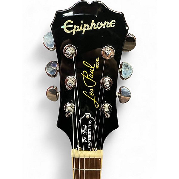 Used Epiphone 1960s Tribute Plus Rainbow Solid Body Electric Guitar