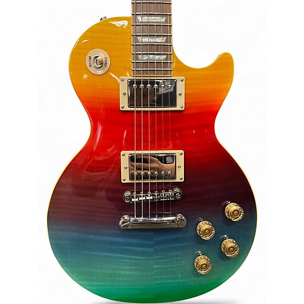 Used Epiphone 1960s Tribute Plus Rainbow Solid Body Electric Guitar