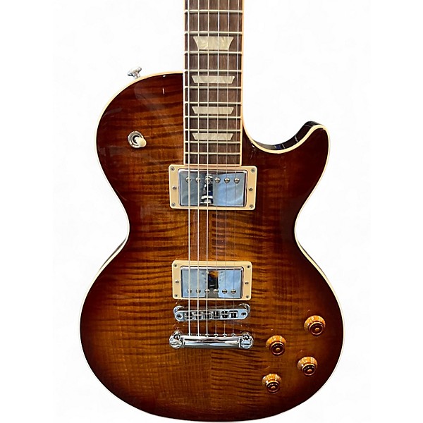Used Gibson Les Paul Standard Tiger Burst Solid Body Electric Guitar
