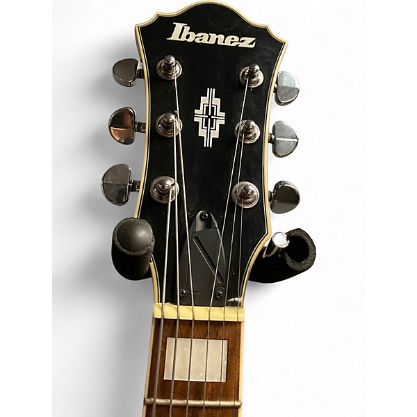 Used Ibanez AF71F Black Hollow Body Electric Guitar