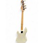 Used Squier pj bass white Electric Bass Guitar