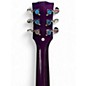 Used Glarry GIZ101 Purple Hollow Body Electric Guitar