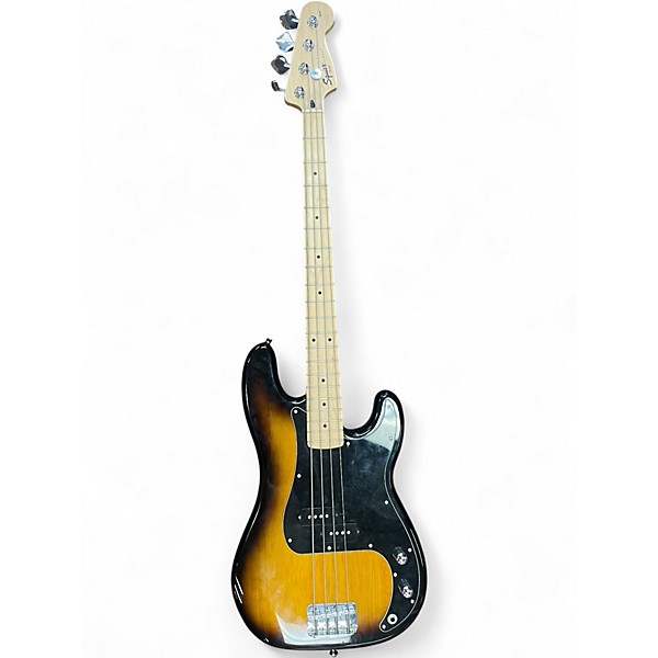 Used Squier Affinity Precision Bass 2 Color Sunburst Electric Bass Guitar