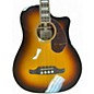 Used Fender Kingman Jumbo SCE 3 Tone Sunburst Acoustic Electric Guitar