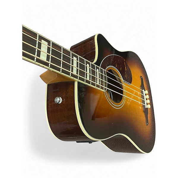 Used Fender Kingman Jumbo SCE 3 Tone Sunburst Acoustic Electric Guitar
