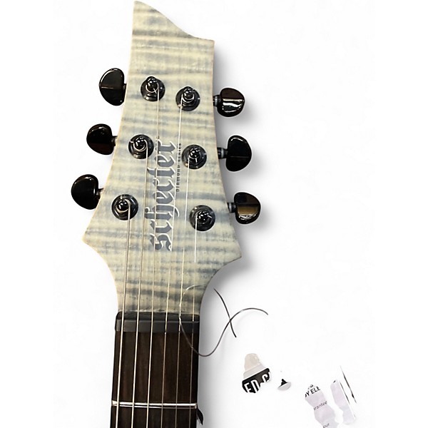 Used Schecter Guitar Research Sunset Extreme Grey Ghost Solid Body Electric Guitar