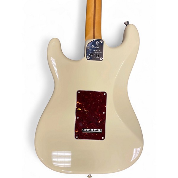 Used Fender American Professional II Stratocaster Vintage White Solid Body Electric Guitar
