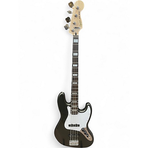 Used Squier Affinity Jazz Bass Graphite Pearl Electric Bass Guitar