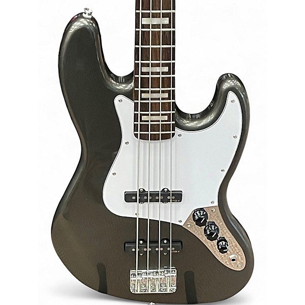 Used Squier Affinity Jazz Bass Graphite Pearl Electric Bass Guitar