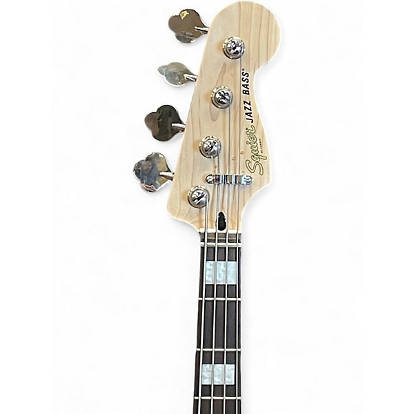 Used Squier Affinity Jazz Bass Graphite Pearl Electric Bass Guitar