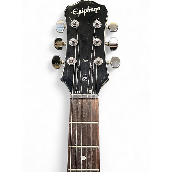 Used Epiphone SG Antique Ivory Solid Body Electric Guitar