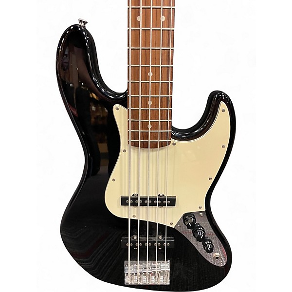 Used Squier Affinity Jazz Bass V 5 String Black Electric Bass Guitar