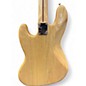 Used Fender Deluxe Jazz Bass Natural Electric Bass Guitar
