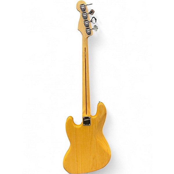 Used Fender Deluxe Jazz Bass Natural Electric Bass Guitar