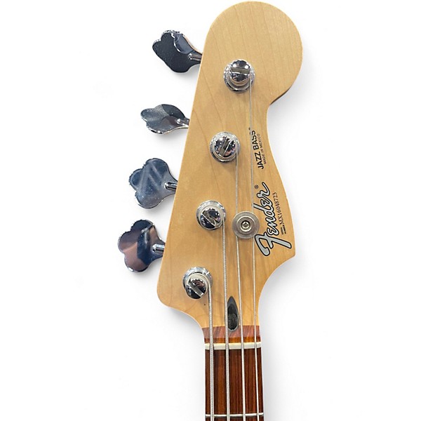 Used Fender Deluxe Jazz Bass Natural Electric Bass Guitar