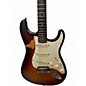 Used 2000s Fender American Deluxe Stratocaster 2 Color Sunburst Solid Body Electric Guitar