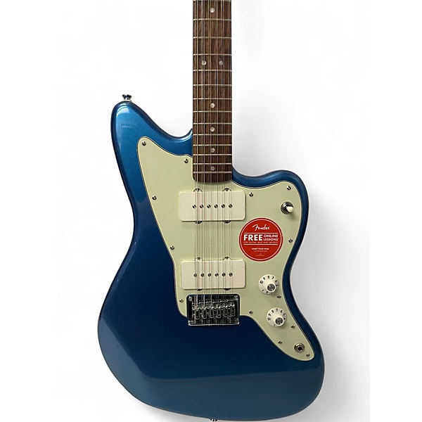 Used Squier Paranormal Jazzmaster XII Lake Placid Blue Solid Body Electric Guitar