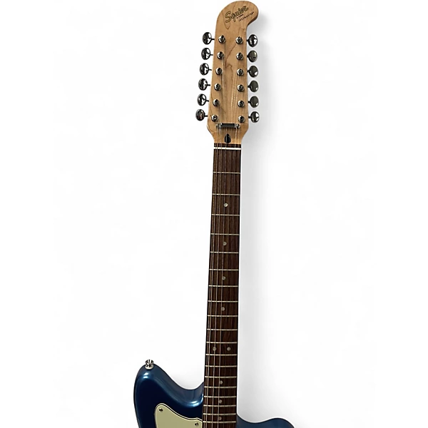 Used Squier Paranormal Jazzmaster XII Lake Placid Blue Solid Body Electric Guitar