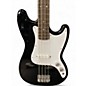 Used Squier Bronco Black Electric Bass Guitar
