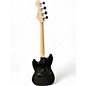 Used Squier Bronco Black Electric Bass Guitar