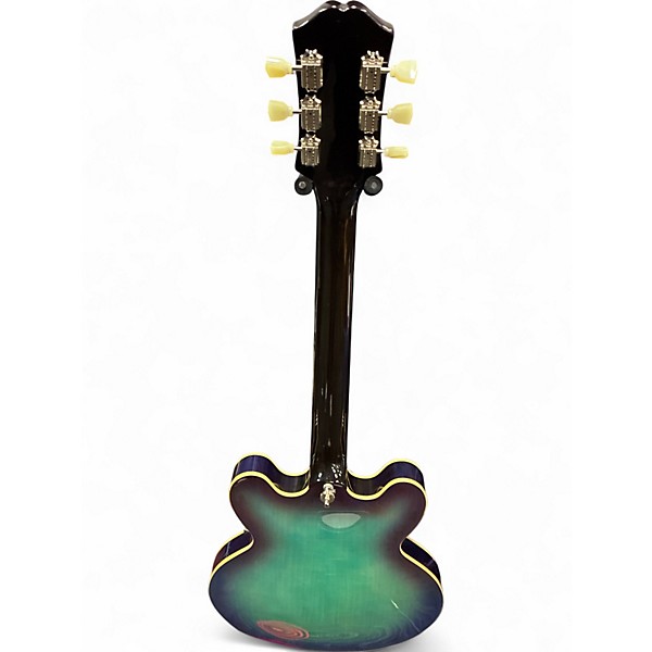 Used Epiphone ES355 blueberry Hollow Body Electric Guitar
