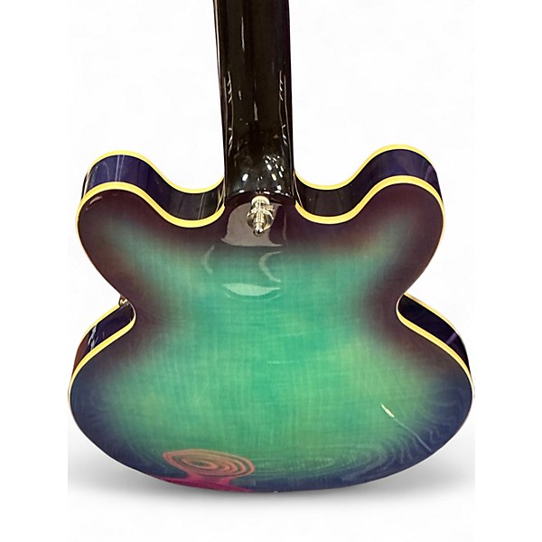 Used Epiphone ES355 blueberry Hollow Body Electric Guitar