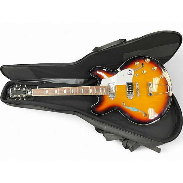 Used Epiphone Casino Hollowbody Vintage Burst Hollow Body Electric Guitar