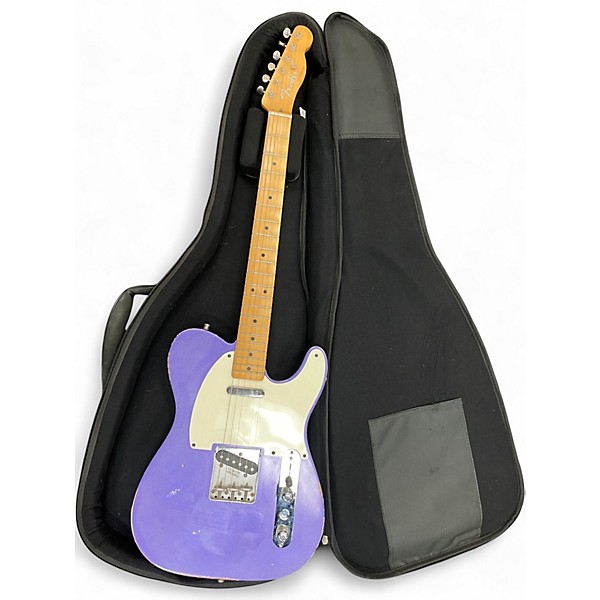 Used Fender Road Worn 1950S Telecaster Purple Solid Body Electric Guitar
