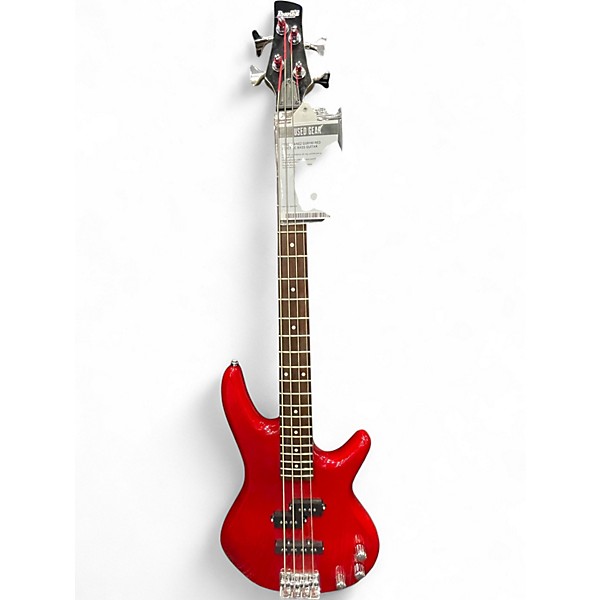 Used Ibanez GSR190 Red Electric Bass Guitar