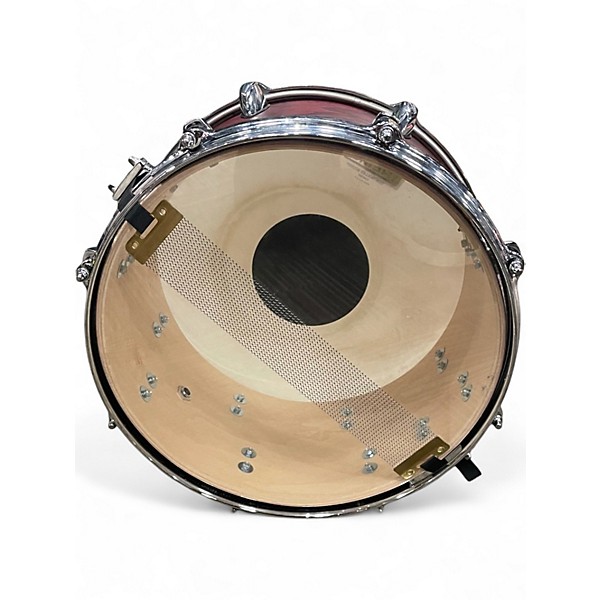 Used Orange County Drum & Percussion 13in MAPLE ASH Trans Red Drum